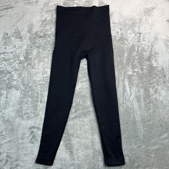 Belly Bandit Mother Tucker Leggings Medium Black Postpartum Compression Tight - Picture 6 of 11